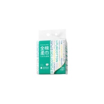 全棉时代 PURCOTTON 2024悬挂式全棉柔巾 45GSM,20*20CM,300片/包