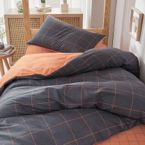 博洋 BOYONG 全棉被套床单三套件 绅士品格90cm W922030404171 0.9米床/三件套(被套150*210cm)