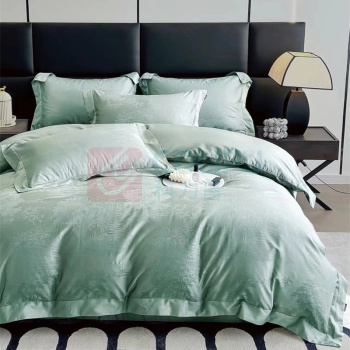 无印良品 四件套 2m*2.3m (森林绿) 提花