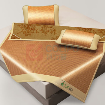 无印良品 双面冰/藤床单睡垫三件套 MJ-Q2024-0309 席床单-180×200cm(±2) 席枕套-48×74cm×2 高密