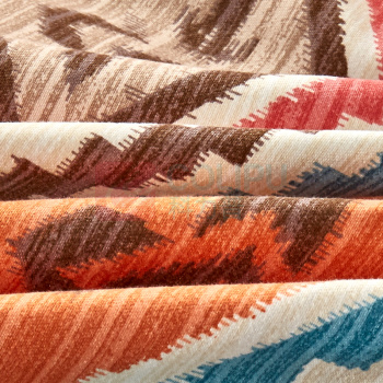 多喜爱 DOHIA.COM 纯涤磨绒床品四件套 203*229cm 适用1.5/1.8米宽床 异域风情