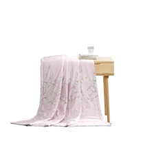 水星家纺 夏被 DH茶醉书香夏被-S 200cm×230cm (粉色)