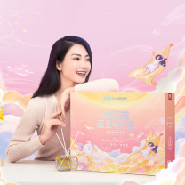 彩虹 全线路安全保护双控双温电热毯(双人) T1815 印花1.8米*1.5米