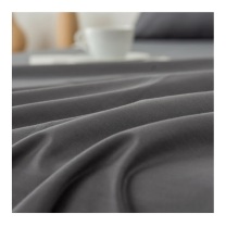 无印良品 床笠 A类100%纯棉 1.5*2米 (浅灰)