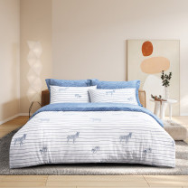 水星家纺 全棉抗菌四件套 被套:200cm×230cm 床单:230cm×250cm 枕套:48cm×74cm