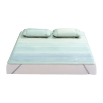 水星家纺 凉席三件套 伊人溪岸 席子:150cm×200cm 枕套:48cm×74cm