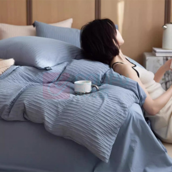 无印良品 全棉水洗棉床上四件套 TM-WYTJ-227 200mm*230mm