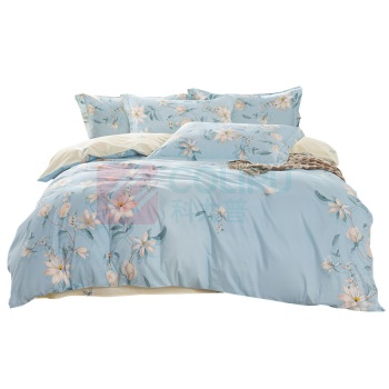 多喜爱 DOHIA.COM 全棉四件套 棉锦年华 被套:203*229cm床单:230*245cm枕套:48*74cm*2