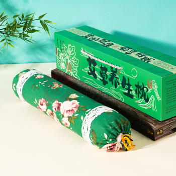 承夏文化 颈享好眠艾草枕礼盒-艾草养生枕 400*90*90mm
