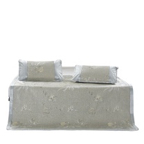 罗莱 LUOLAI (LUOLAI) 夏凉席冰丝席卡洛尔冰丝席三件套 1.8米床(180X200cm)