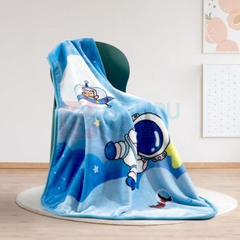 水星家纺 家纺毯毛毯 梦幻星空雪貂绒 100cm× 140cm