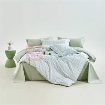无印良品 四件套 MJ-T2024-0297 200*230cm (海沫绿)