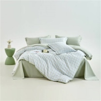 无印良品 四件套 MJ-T2024-0297 200*230cm (海沫绿)