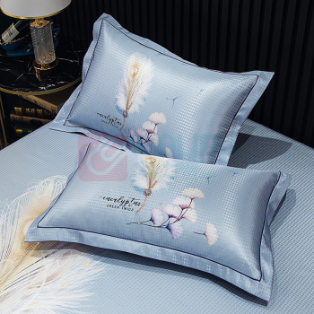 美缘登 提花大版冰丝席三件套 R6032 245*250cm / 枕套48*74cm*2
