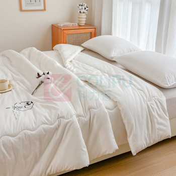 无印良品 “无染”A类抗菌里外全棉棉花冬被 MJ-B2024-0186 200×230cm(±2)cm 2800g