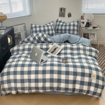 无印良品 四件套 MJ-TJ7108 被套:200×230cm*1床单:230*230cm*1枕套:48*74cm*2