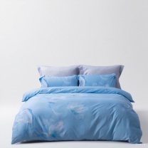 水星家纺 四件套 DH锦瑟未央-S04 被套:200*230cm/床单:240*245cm/枕套:48*74cm 被套*1+床单*1+枕套*2
