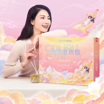彩虹 CH 电热毯 彩虹全线路安全调温电热毯(单人)印花 T1570 1.5*0.7米