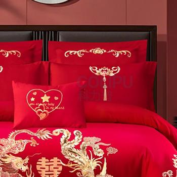 金丝莉 KINTHERI 四件套 喜结连理 被套200*230CM床单245*250CM枕套48*74CM*2