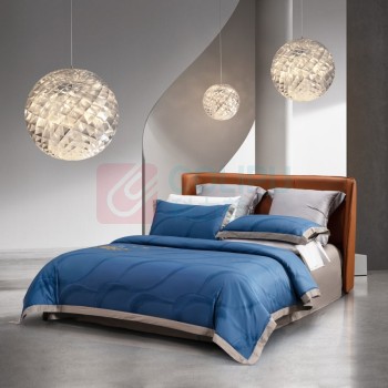 水星家纺 DH月下轻歌四件套 S04 122101 被套200cmx230cm 床单230cmx245cm 枕套:48cmx74cm