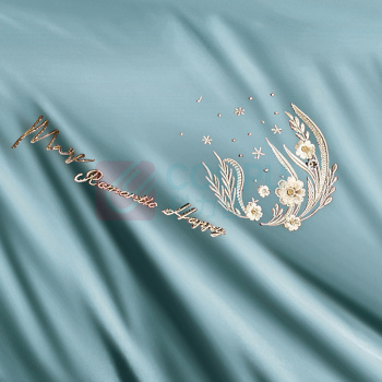芳恩 FAUNEN 臻绣纯色四件套 FN-Z8023 床单245x250cm 被套200x230cm 枕套50x80cm