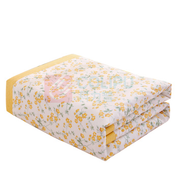 三极 全棉印花新疆棉花夏凉被 TP2802 200*230cm (春风拂面-黄)