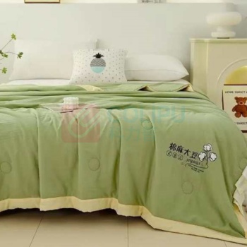 无印良品 棉麻夏被2米*2.3米双人被 XB-200X230