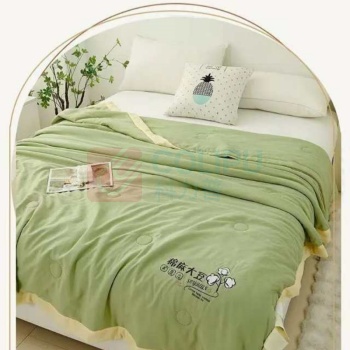 无印良品 棉麻夏被2米*2.3米双人被 XB-200X230