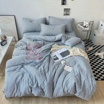 无印良品 色织水洗棉床品四件套(被套+床单+枕套*2) CP-4P