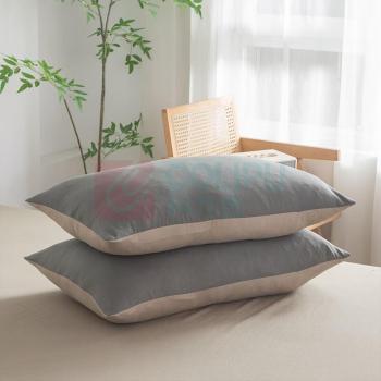 无印良品 HOME-水洗棉四件套-灰咖 MJH-T2502