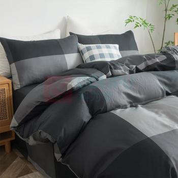 无印良品 HOME全棉四件套-浅墨 MJH-T2506