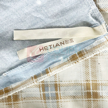 和茧 全棉印花四件套 HJ2001 被套:200*230cm*1 床单:230*245cm*1 枕套:48*74cm*2