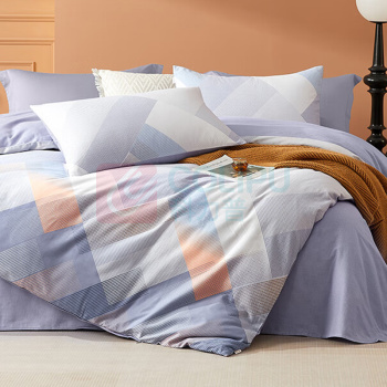 博洋 BOYONG 四件套 W923040742007 1.8米床单款220*240cm (纳蓝) 被套*1 床单*1 枕套*2 吊牌*1