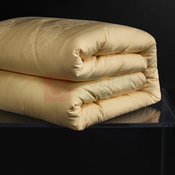 水星家纺 帝·金谕全棉金桑蚕丝春秋被 220cm×240cm 4.5斤,
