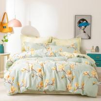 多喜爱 DOHIA.COM 雪玉知春-TG 四件套:被套1+床单1+枕套2 被套*1,229*203cm;床单*1,230*250cm;枕套*2,48*74cm