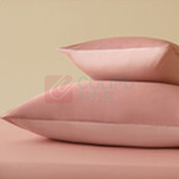 水星家纺 桃夭樱粉全棉对枕套 48x74cm (粉)