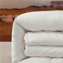 水星家纺 星暖·臻享羊毛玉米抗菌防螨加厚冬被 150*210cm (白色)