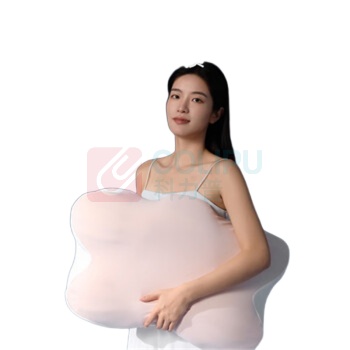 水星家纺 人体工学·蝶形慢回弹记忆枕 42*68*10 (粉色)
