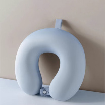名创优品 MINISO U型枕 圆形 外套材质聚酯纤维 填充记忆棉 (颜色随机)
