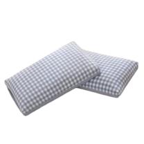 名创优品 MINISO 麦壳枕护颈枕 35*55cm (蓝小格+浅蓝)