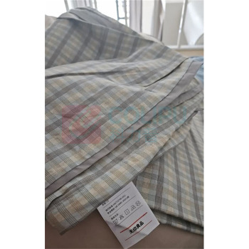 无印良品 A类全棉被套 WYBT018 150*200cm 100%纯棉 (慕落灰格)
