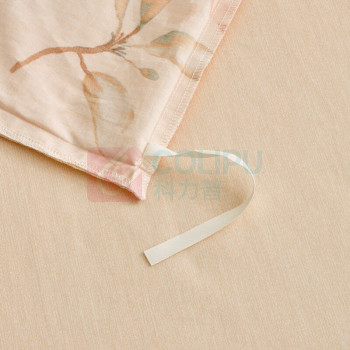 罗莱 LUOLAI 全棉四件套 晨韵花漾 被套x1件 200x230cm 床单x1件 230x240cm 枕套x2件 48x74cm