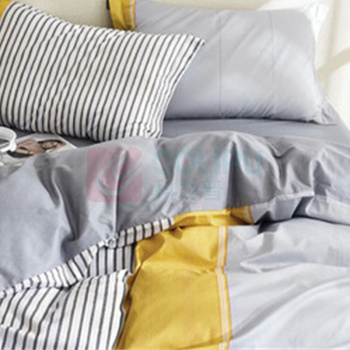 罗莱 LUOLAI 纯棉床上四件套 WAD0183-4 床单款220*250 (黄)