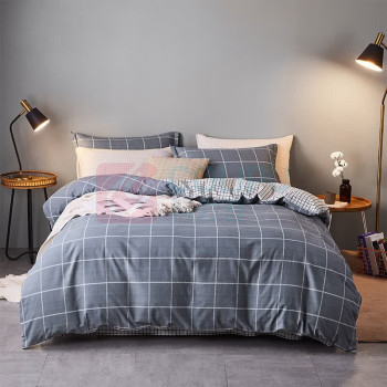 博洋 床上四件套 W922040402005 被套:220*240cm*1 床单:260*240cm*1 枕套:48*74cm*2 (格爵)