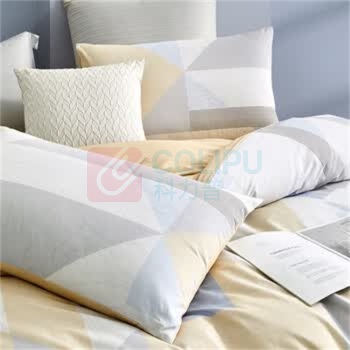 罗莱 LUOLAI TG家纺100%棉套件床上用品 几何韵律 全棉四件套被套200*230cm
