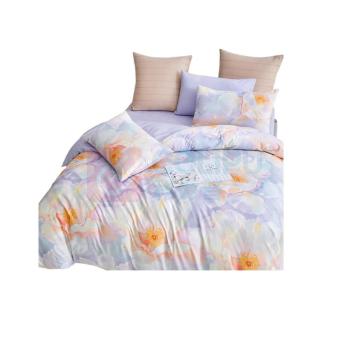 罗莱 LUOLAI 全棉四件套 揽月 被套x1件:200x230cm 床单x1件:230x240cm 枕套x2件:48x74cm