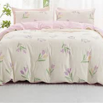 全棉时代 PURCOTTON 纯棉四件套郁见美好 2.2*2.4m 被套220cm×240cm 床单:270cm×245cm 枕套*2:48cm×74cm