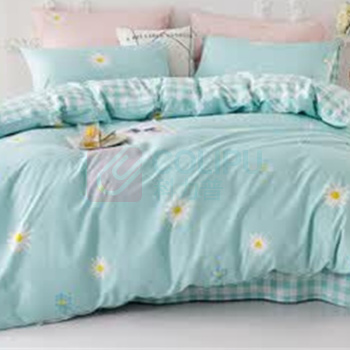 全棉时代 PURCOTTON 纯棉四件套小雏菊绿 2*2.3m 被套200cm×230cm 床单250cm×245cm 枕套*2:48cm×74cm