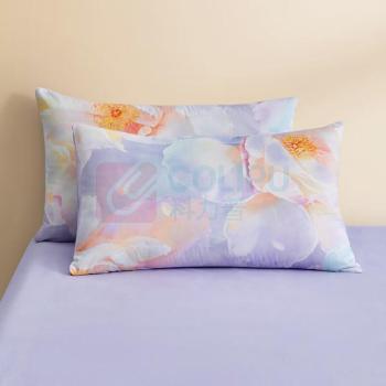 罗莱 LUOLAI 四件套 揽月 全棉 枕套:48*74cmX2 被套:200*230cmX1 床单:230*240cmX1