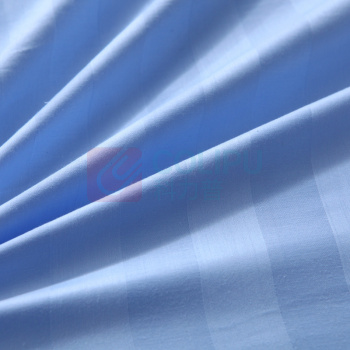 伊伊爱 酒店公寓值班室蓝色锻条40S贡缎枕套 TJ0JD02101179 48*74cm